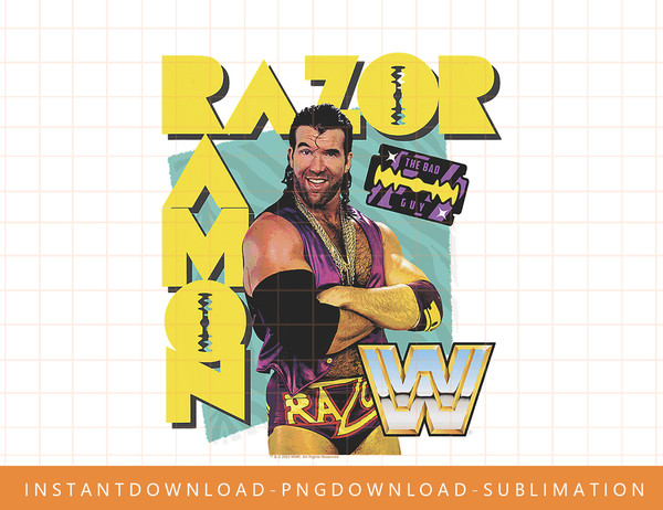 WWE Razor Ramon Retro Wrestler T-Shirt copy.jpg