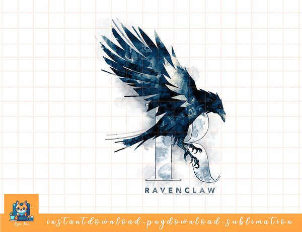 Harry Potter Ravenclaw Watercolor png, sublimate, digital download.jpg