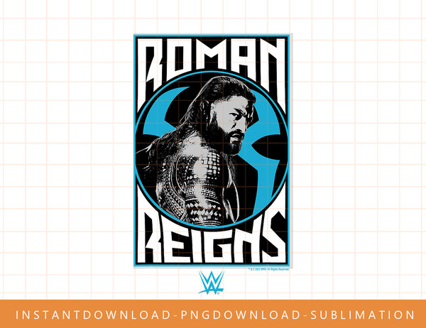 WWE Roman Reigns Box Up Poster T-Shirt copy.jpg
