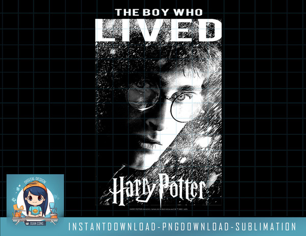 Harry Potter The Boy Who Lived Big Face png, sublimate, digital download.jpg