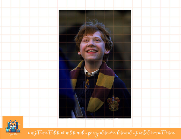 Harry Potter Ron Weasley Smiling Portrait png, sublimate, digital download.jpg