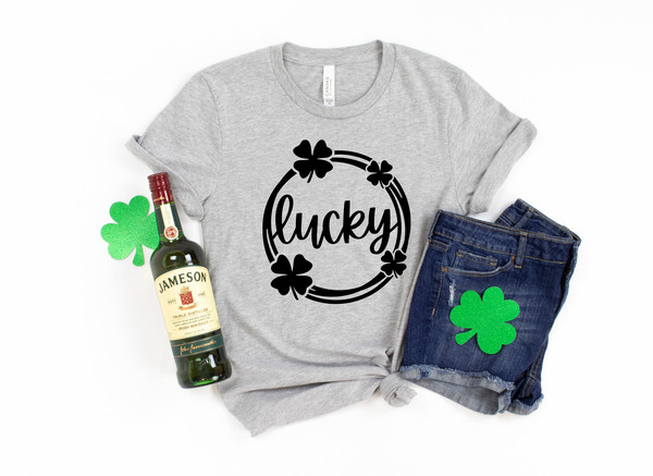 Lucky Shirt,St Patrick's Day Shirt,Lucky Shamrock Shirt,Shamrock Tee, Patrick's Day Gift,Patrick's Day Family Matching Shirt,Drinking Shirt - 3.jpg