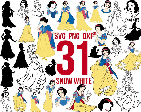 disney princess Snow White svg