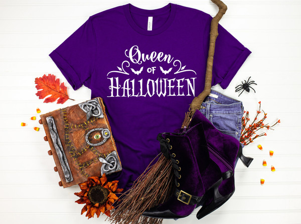 Queen of Halloween Shirt,Halloween Party Shirts,Hocus Pocus Shirts,Sanderson Sisters Shirts,Halloween Outfits,2022 Halloween Funny Shirt - 3.jpg