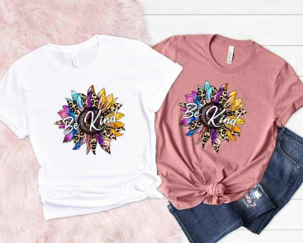 Spread Kindness,Flower Shirt, Floral Be Kind Shirt,Be Kind Rainbow Shirt,Be Kind Shirt,Language Shirt,Kindness Shirt,Watercolor Be Kind - 1.jpg