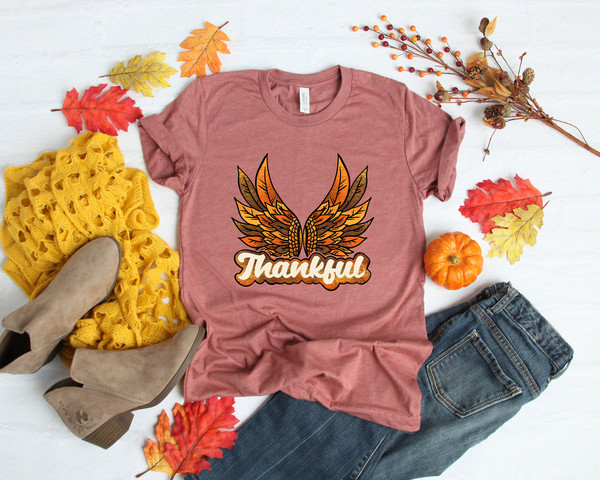 Thankful Butterfly Leopard Shirt,Thanksgiving Shirt,Thanksgiving Family Shirts,Thanksgiving Shirts,Thankful Grateful Blessed Shirt - 3.jpg