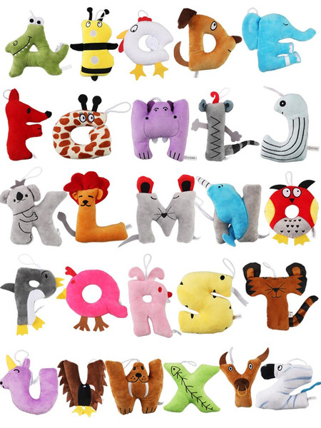 Alphabet Lore Plush Stuffed Toy- K Letter Stuffed Doll-Soft Education  Letter Stuffed Doll,Children's Birthday Supplies