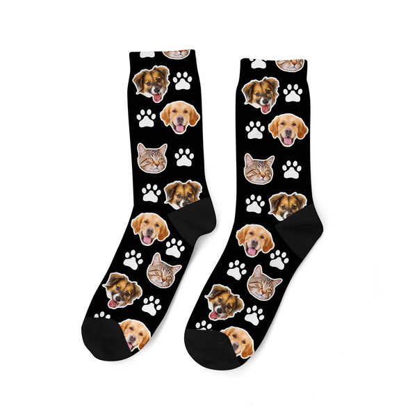 Custom Dog Socks, Personalized Pet Photo Socks Customized Cute Dog Cat Face, Dog Lover Picture Gift Funny Dog Socks Dog Mom Gift Pet Socks - 2.jpg