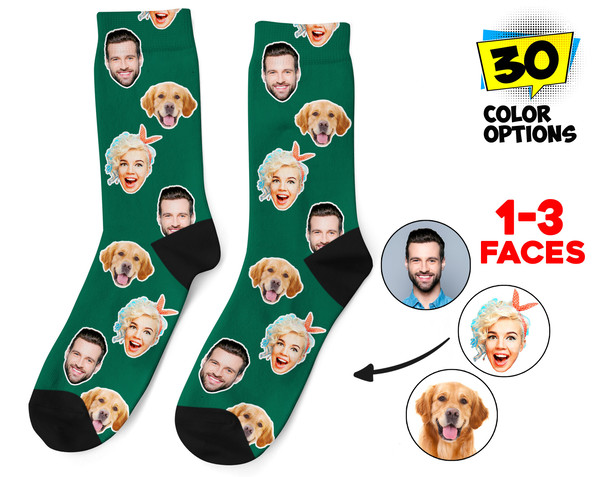 Custom Face Socks, Personalized Photo Socks, Picture Dog Socks, Pet Face on Socks, Customized Funny Photo Gift For Her, Him or Best Friends - 1.jpg