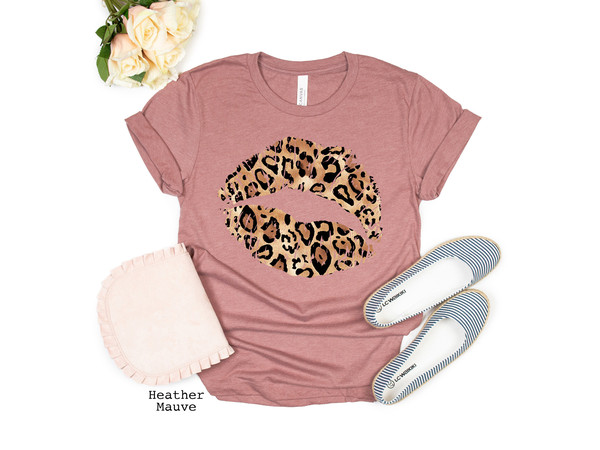 Leopard Lips - Lips Shirt, Mom shirt, Mom life, Cougar shirt, Leopard print, Lucious Lips shirt, Cheetah Print, Red Lips - 4.jpg