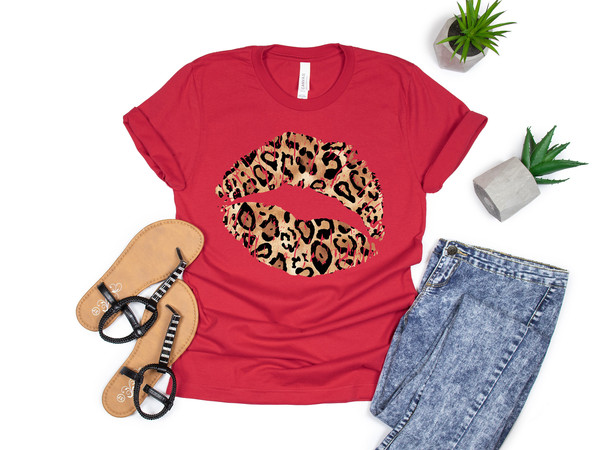 Leopard Lips - Lips Shirt, Mom shirt, Mom life, Cougar shirt, Leopard print, Lucious Lips shirt, Cheetah Print, Red Lips - 6.jpg