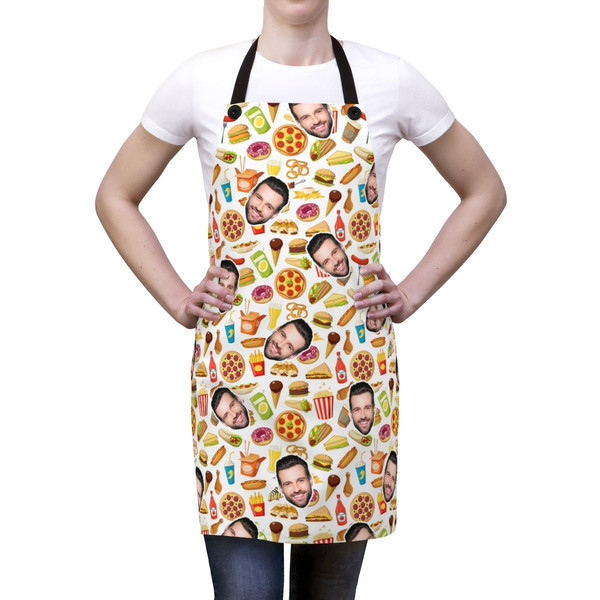 Personalized Faces Apron, Custom Photo Apron for Women and Men, Funny Crazy Face Kitchen Apron Personalized Kitchen Custom Picture Chef Gift - 1.jpg