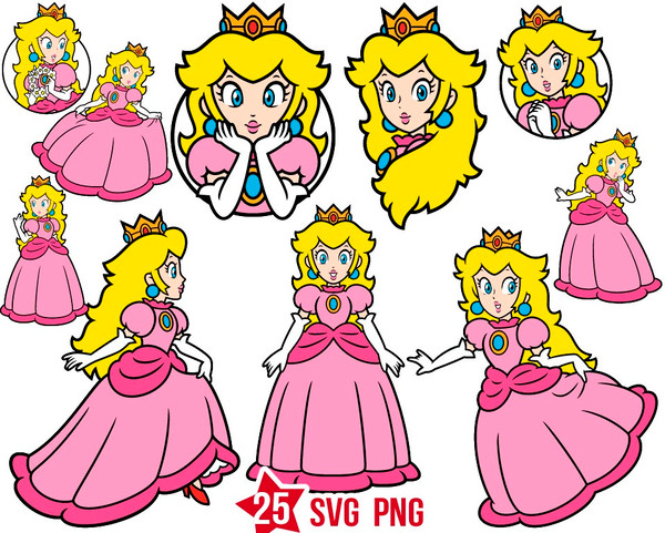 peach and mario, super mario bros icons in 2023