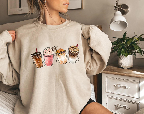 Coffee Sweatshirt, Coffee Shirt, Gift For Coffee Lover, But First Coffee, Caffeine Addict Sweater, Coffee Sweater, Coffee Sweatshirt Women - 1.jpg