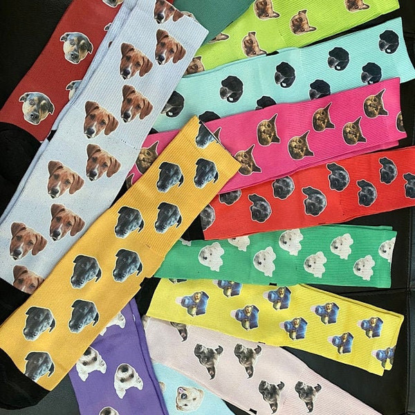 Custom Face Socks, Personalized Photo Socks, Picture Dog Socks, Pet Face on Socks, Customized Funny Photo Gift For Her, Him or Best Friends - 2.jpg