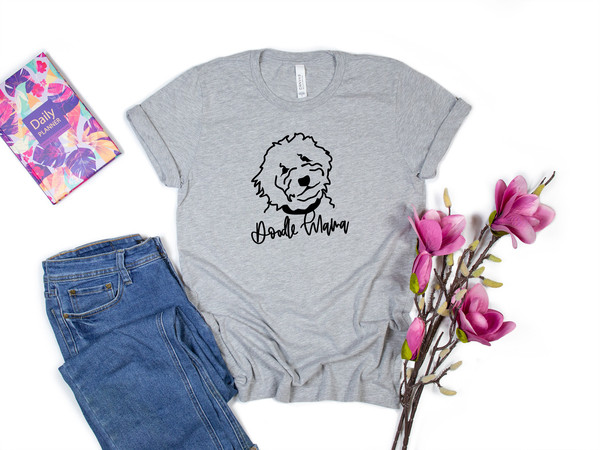 Doodle Mama T-Shirt, Funny Shirt, Funny Tee, Graphic Tee, Gift for Her, Goldendoodle Shirt, Dog Mom Shirt, Doodle Shirt, Dog Mama - 4.jpg