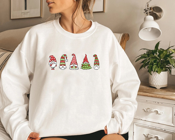 Gnome Sweatshirt, Cute Gnome Sweater, Xmas Gnomes Sweatshirt, Christmas Sweater, Funny Christmas Sweater, Christmas Gift - 7.jpg