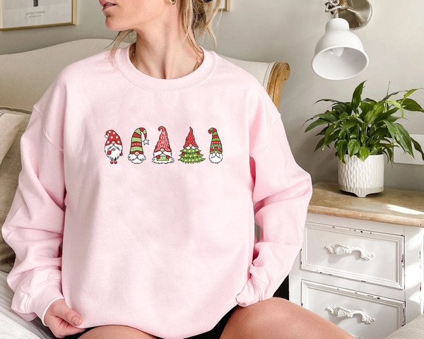 Gnome Sweatshirt, Cute Gnome Sweater, Xmas Gnomes Sweatshirt, Christmas Sweater, Funny Christmas Sweater, Christmas Gift - 8.jpg