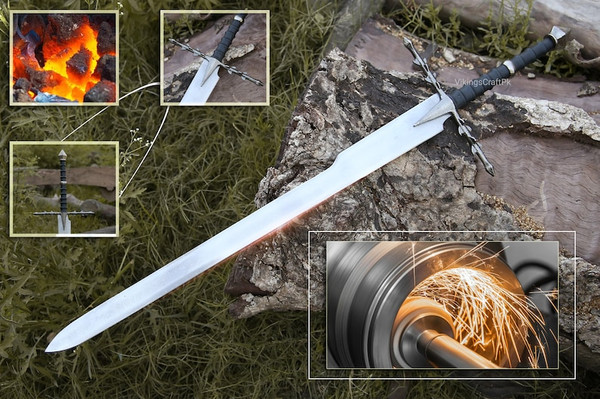 Custom Hand Forged Lord of the rings stainless steel Nazgul sword, Raingwraith Sword, Beautiful WEDDING Gift for him