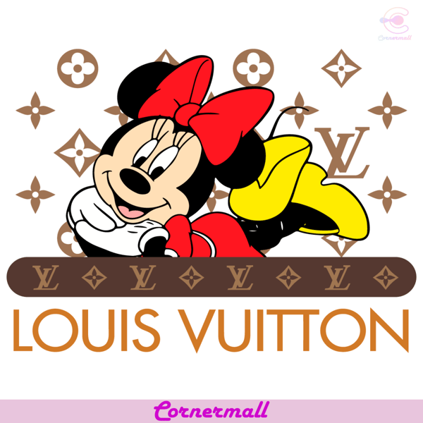 Minnie Louis Vuitton Svg, Minnie Disney, Louis Vuitton Logo Svg, Minnie Lv  Svg 
