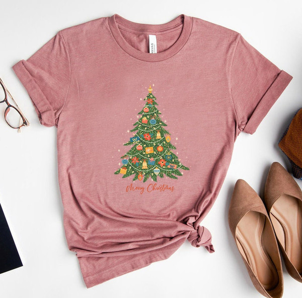 Christmas Tree Shirt, Christmas Shirts for Women, Christmas Tee, Christmas TShirt, Shirts For Christmas, Cute Christmas t-shirt, Holiday Tee - 8.jpg