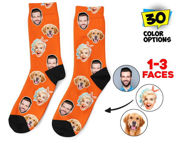 Custom Face Socks, Personalized Photo Socks, Picture Dog Socks, Pet Face on Socks, Customized Funny Photo Gift For Her, Him or Best Friends - 1.jpg