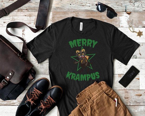 Half Goat Half Demon Christmas Merry Krampus Classic T-Shirt 180_Shirt_Black.jpg