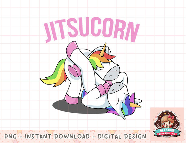 Jiu Jitsu Shirts Unicorn Jitsucorn Kids Brazilian Jujitsu png, instant download, digital print.jpg