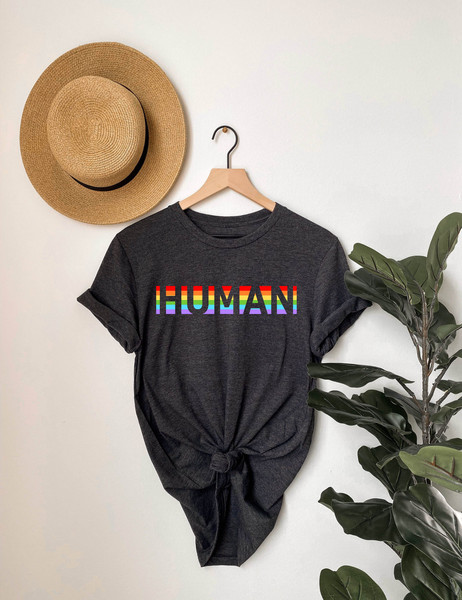 Human LGBT Shirt, LGBT, LGBT Shirt, Lgbt Pride, Pride Shirt, Pride, Love is shirt, Love is love, Pride t shirt, Lgbt tee, Pride tee - 1.jpg