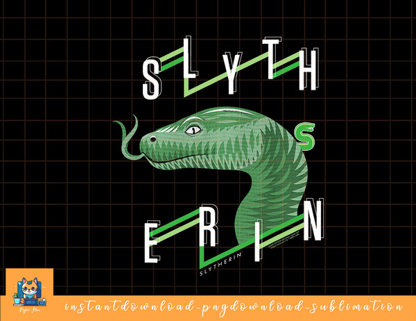 Harry Potter Slytherin Textured Snake Headshot png, sublimate, digital download.jpg