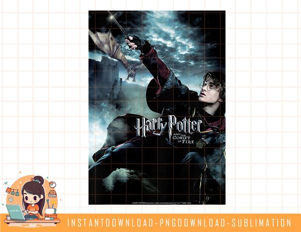 Kids Harry Potter And The Goblet Of Fire First Task Poster png, sublimate, digital download.jpg