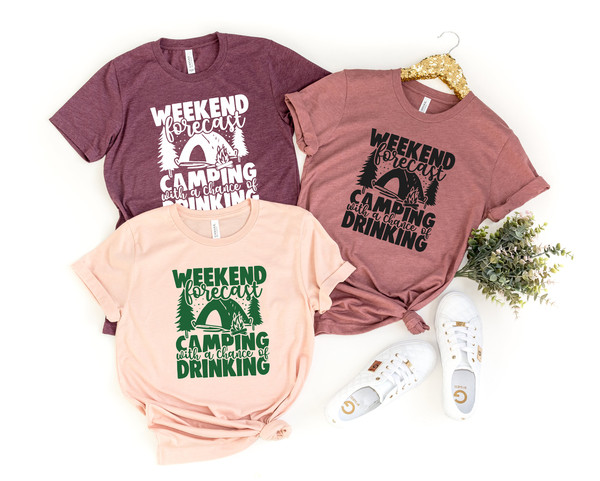 Weekend Camping Shirt,Camping Shirt,Funny Camping Shirt,Camping Gift,Camper Shirt,Camp Squad shirt,Matching Friends Camping Shirt,Road Trip - 2.jpg