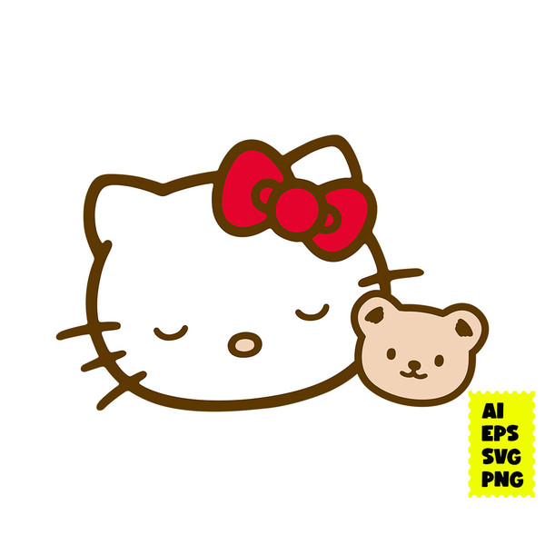 hello kitty face png