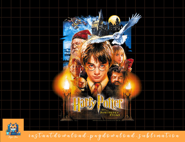 Kids Harry Potter And The Sorcerers Stone Poster png, sublimate,digital download.jpg
