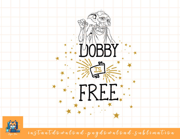 Kids Harry Potter Dobby Is Free png, sublimate, digital download.jpg