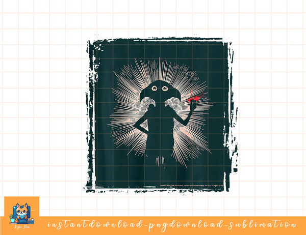 Kids Harry Potter Dobby Magical Snap Silhouette png, sublimate, digital download.jpg