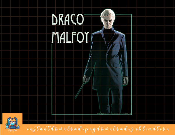 Kids Harry Potter Draco Malfoy Simple Framed Portrait png, sublimate, digital download.jpg