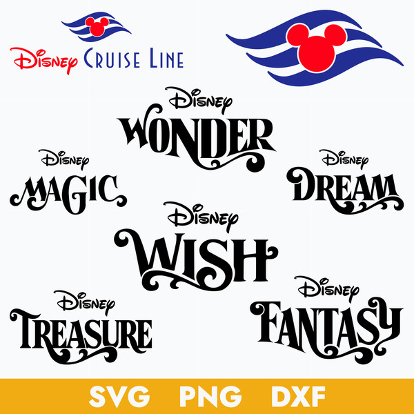 Cruise SVG Bundle Ship Boat Trip PNG