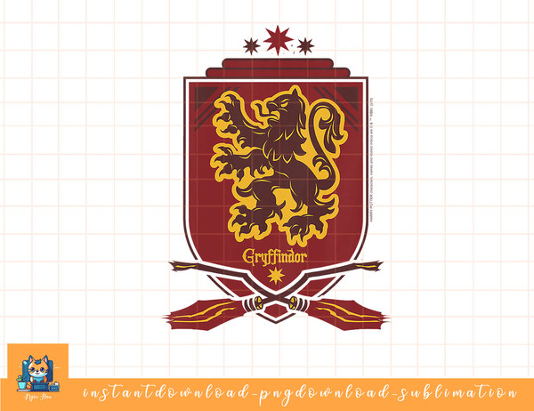 Kids Harry Potter Gryffindor Quidditch Shield png, sublimate, digital download.jpg