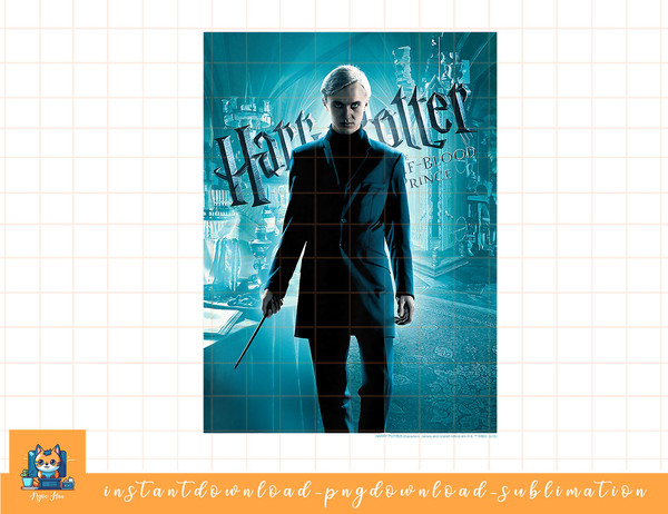 Kids Harry Potter Half-Blood Prince Draco Malfoy Character Poster png, sublimate, digital download.jpg