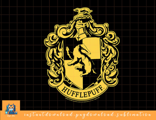 Kids Harry Potter Hufflepuff Simple House Crest png, sublimate, digital download.jpg