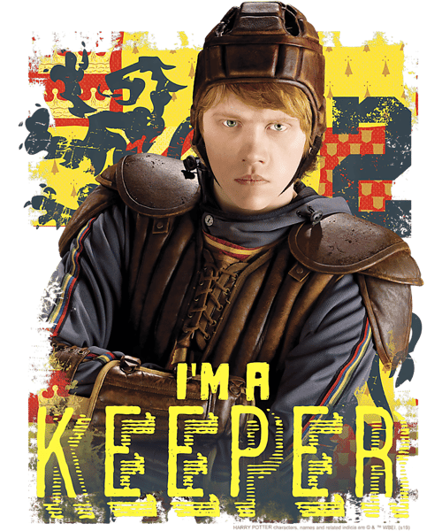 Kids Harry Potter Ron Weasley I m A Keeper Portrait T-Shirt.pngKids Harry Potter Ron Weasley I m A Keeper Portrait T-Shirt.png