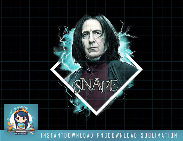 Kids Harry Potter Snape Lightning Portrait png, sublimate, digital download.jpg