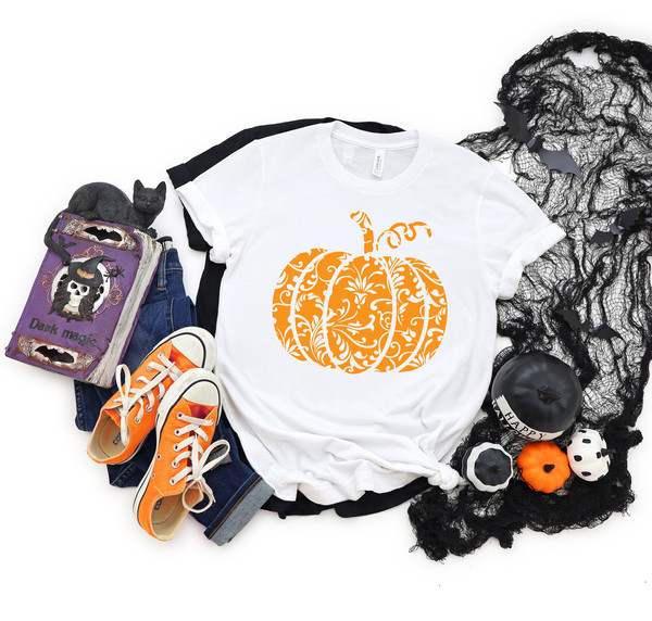 Orange Pumpkin Shirt,Halloween Party Shirts,Hocus Pocus Shirts,Sanderson Sisters Shirts,Halloween Outfits,2022 Halloween Funny Shirt - 3.jpg