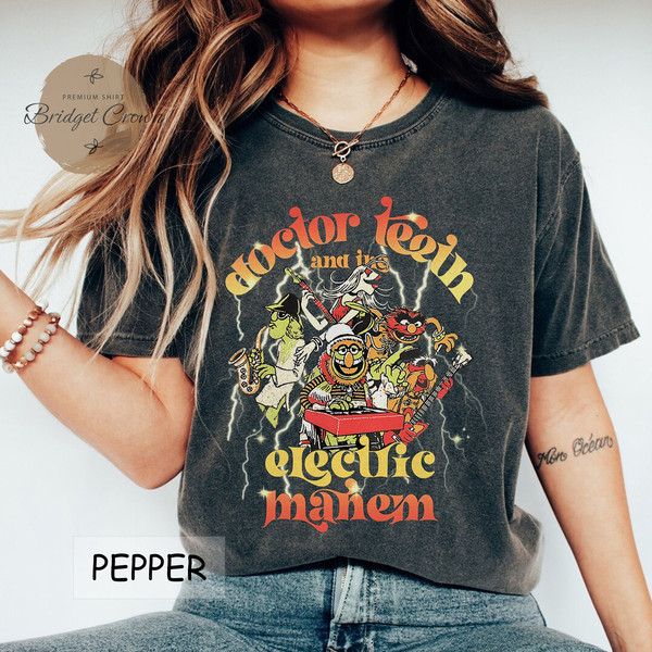 Disney Muppets Doctor Teeth And The Electric Mayhem Shirt, Doctor Teeth Comfort Colors Shirt, The Electric Mayhem Shirt, Disneyland Trip Tee - 1.jpg