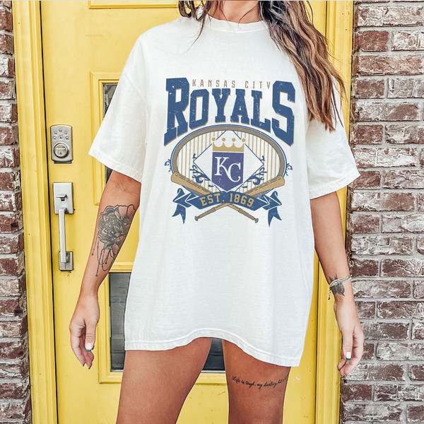 Vintage 90s Kansas City Royals Shirt, Kansas City - Inspire Uplift