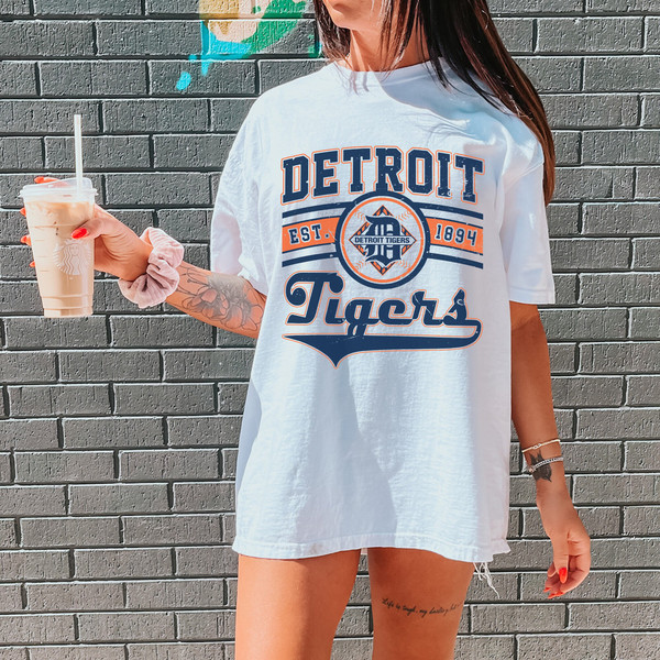 Vintage Detroit Tigers T-Shirt Detroit Baseball S - Inspire Uplift