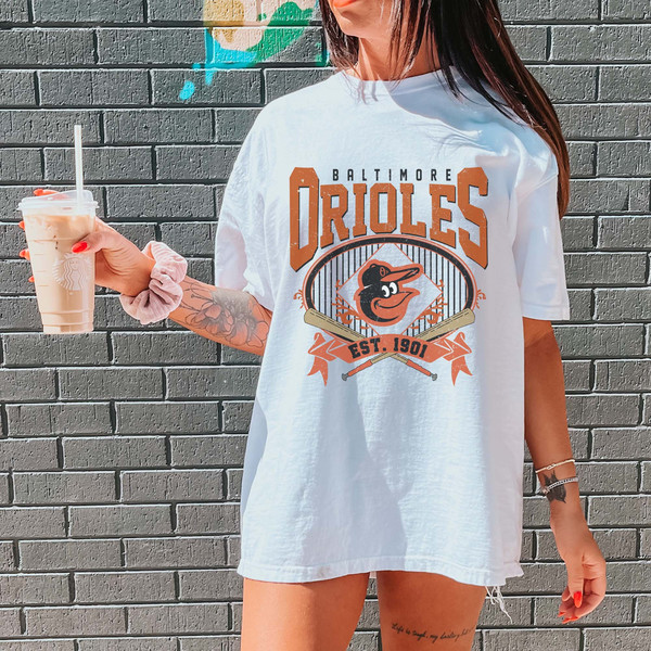 Vintage Baltimore Orioles Custom Fan T Shirt