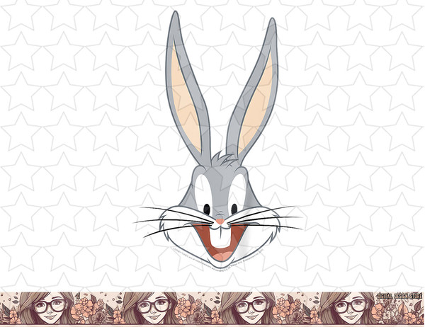 Kids Looney Tunes Bug Bunny Big Face png, sublimation, digital download .jpg