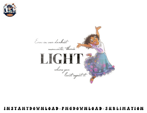 Disney 100 Anniversary Encanto Mirabel D100 Quote Light png, sublimation, digital download.jpg